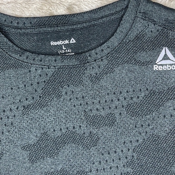 Reebok Gray Tee Size L 12-14 - Picture 5 of 7